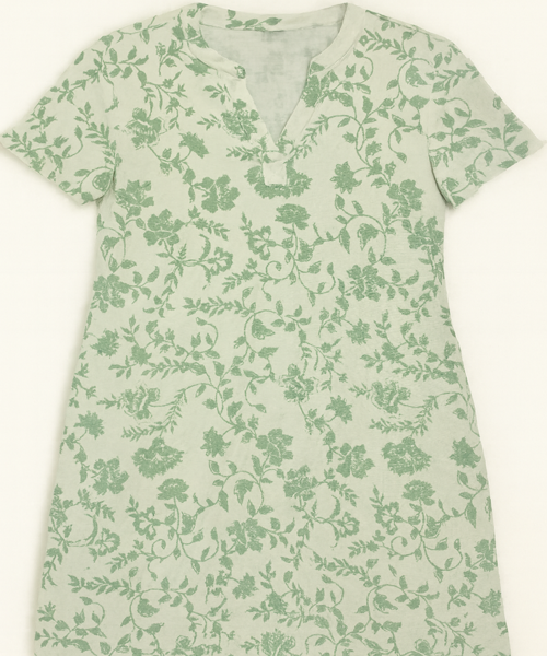 Linen Short Dress L1504